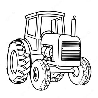 Cartoon Case Tractor Kleurplaat 107054-44298
