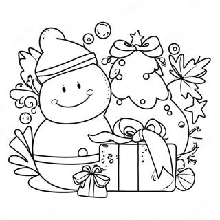 Feestelijke Optelling Kerst Kleurplaat 107129-44355