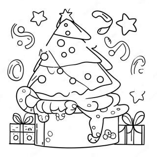 Vriendelijke Vermenigvuldiging Kerst Kleurplaat 107131-44361