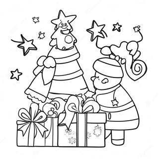 Vriendelijke Vermenigvuldiging Kerst Kleurplaat 107131-44362