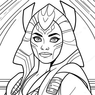 Ahsoka Tano Kleurplaat 107254-44451