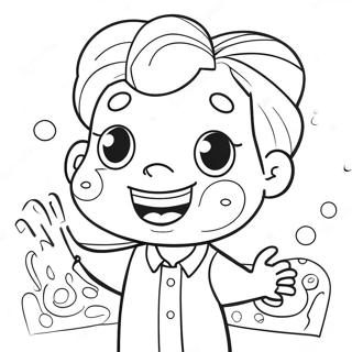 Blije Samuel Die Speelt Kleurplaat 107359-44538