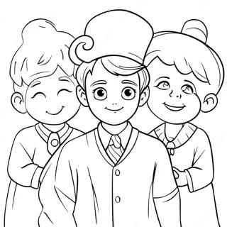 Samuel Met Vrienden Kleurplaat 107360-44541