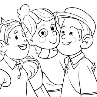 Samuel Met Vrienden Kleurplaat 107360-44542