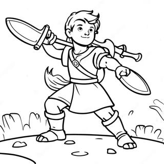 Dappere Samuel In Actie Kleurplaat 107361-44545