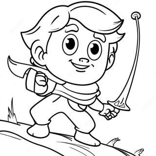 Dappere Samuel In Actie Kleurplaat 107361-44546