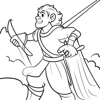 Dappere Samuel In Actie Kleurplaat 107361-44547