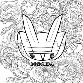 Honda Logo Kleurplaat 107896-44949