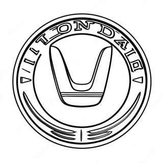 Honda Logo Kleurplaat 107896-44951