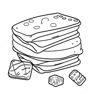 Chocoladeachtige Smores Traktaties Kleurplaat 108076-45098