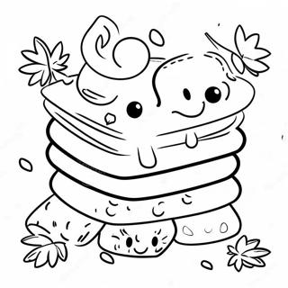 Chocoladeachtige Smores Traktaties Kleurplaat 108076-45099