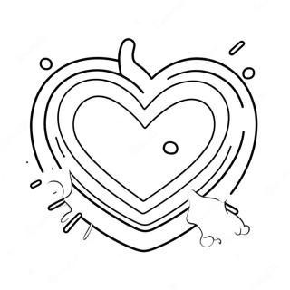 Speelse Pop It Hart Kleurplaat 108130-45147