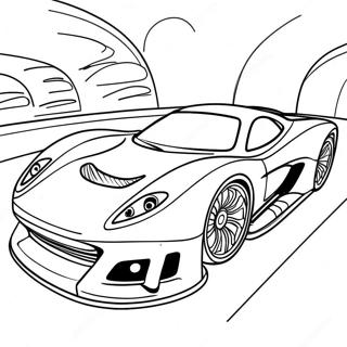 Kleurplaat Van Futuristisch Driftautodesign 108286 45266