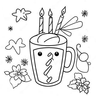 Januari Nieuwjaarsviering Kleurplaat 108415-45368