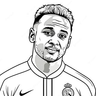 Neymar Psg Kleurplaat 108436-45370