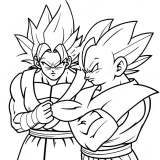 Vegito Kleurplaten