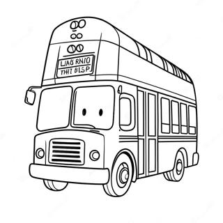 Buschauffeur Bedankkaart Kleurplaat 108927-45751