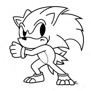 Sonic De Werehog Kleurplaten