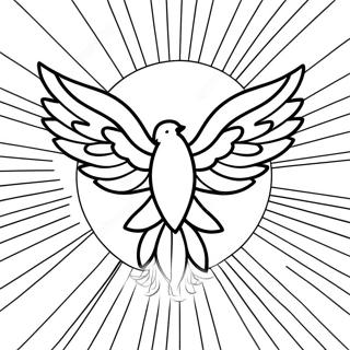 Heilige Geest Vuur Symbool Kleurplaat 109290-46102