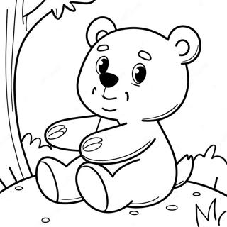 Speelse Kleurplaat Van Hey Beer 109392 46183