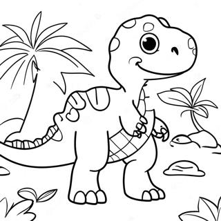 Spot De Dinosaurus Kleurplaat 109649-46381