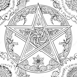 Ingewikkeld Pentakel Ontwerp Kleurplaat 109753-46470