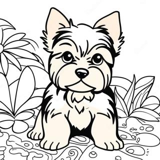 Yorkshire Terrier Kleurplaten