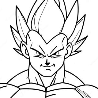 Super Saiyan Vegeta Kleurplaat 110007-46657