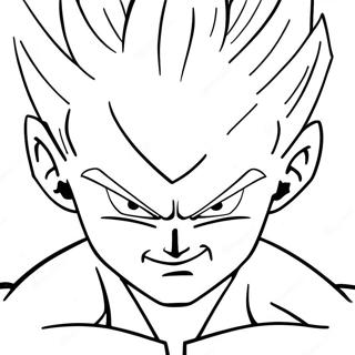 Super Saiyan Vegeta Kleurplaat 110007-46658