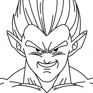 Majin Vegeta Kleurplaat 110010 46671