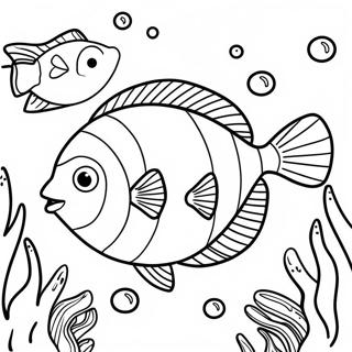 Flunder In Koraalrif Kleurplaat 110164-46789