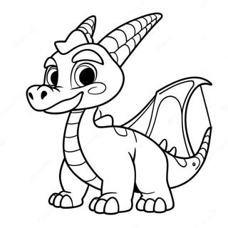 Spyro Die Vuur Ademt Kleurplaat 110292-46882