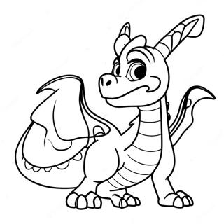 Spyro Die Vuur Ademt Kleurplaat 110292-46884