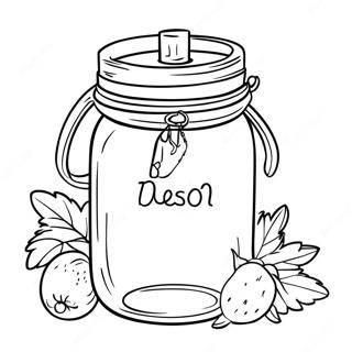 Mason Jar Kleurplaten