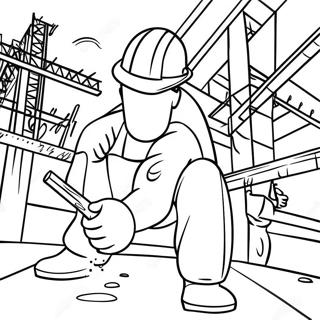 Drukke Bouwplaats Kleurplaat 110577-47109