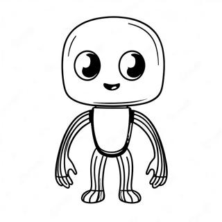 Grappige Enderman Met Een Glimlach Kleurplaat 111271 47671