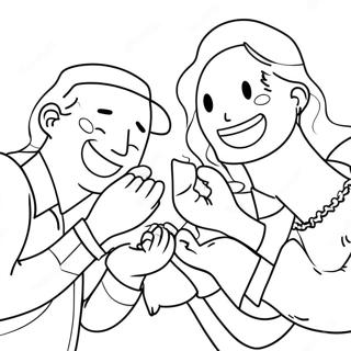 Teamwerk En Vriendschap Kleurplaat 111295-47686