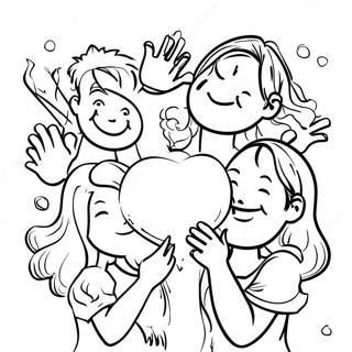 Teamwerk En Vriendschap Kleurplaat 111295-47688