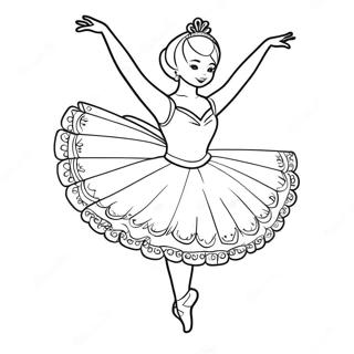 Ballerina Kleurplaten