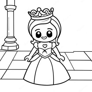 Elegante Lego Prinses Kleurplaat 111731-48021