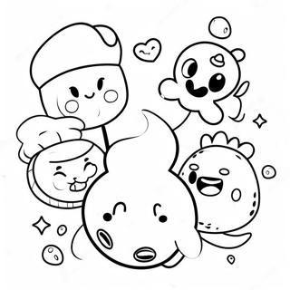 Avontuurlijke Cookie Run Kingdom Personages Kleurplaat 111935-48184