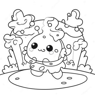 Kleurige Cookie Run Kingdom Landschap Kleurplaat 111937-48189