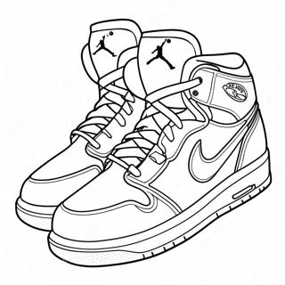 Air Jordan Sneakers Kleurplaat 112090-48301