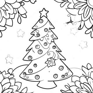 Sprankelende Kleurplaat Van De Kerstboom 112271-48456