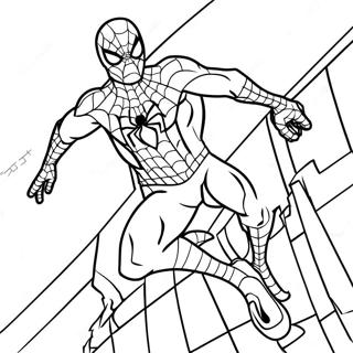 Spiderman Ver Van Huis Kleurplaat 112444-48580