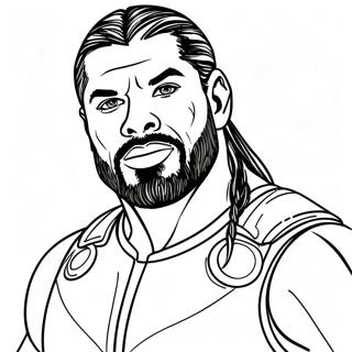 Roman Reigns Kleurplaten