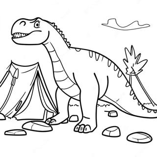 Spannende Camp Cretaceous Kleurplaat 112576-48690