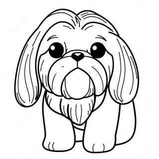 Shih Tzu Kleurplaten