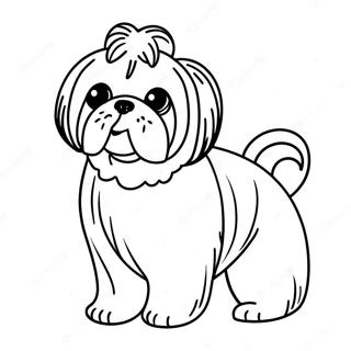 Shih Tzu Kleurplaat 112700-48779