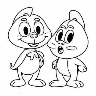 Avontuurlijke Ren En Stimpy Kleurplaat 112832 48886